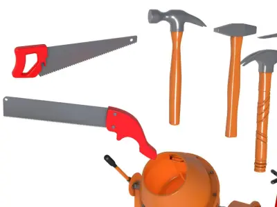 Construction Equipment 3D model