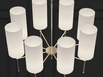 Arizona Eight Arm Chandelier 3D model