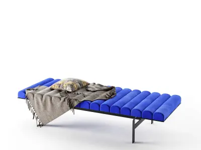 Lofton Bench Low-poly 3D model