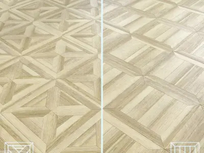 Parquet - Laminate - Wooden floor 2 in 1 Low-poly 3D model 151