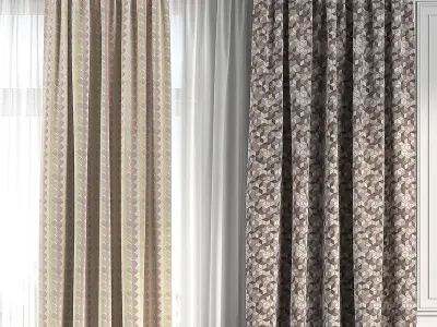 Curtain Set 235 3D model