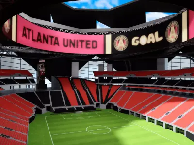 Mercedes Benz Stadium 3D 3D model