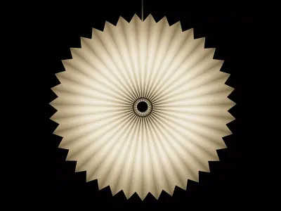 STRALA Origami Pendant Lamp Shade 3D model