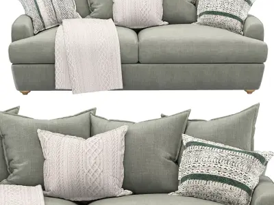 Smooch Sofa 01 Free 3D model