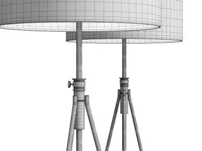 Safavieh Cipriana Adjustable Floor Lamp 3D model