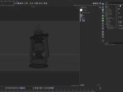 Lantern 3D Model 3D model