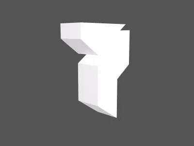 Sci-Fi Number 7 v1 002 Low-poly 3D model