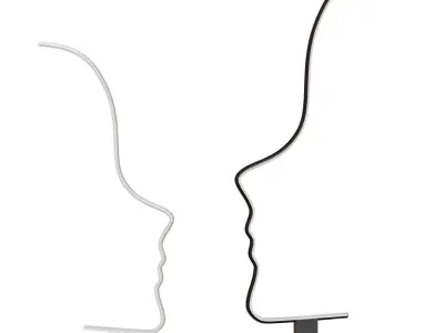 DAFNE table lamp Low-poly 3D model