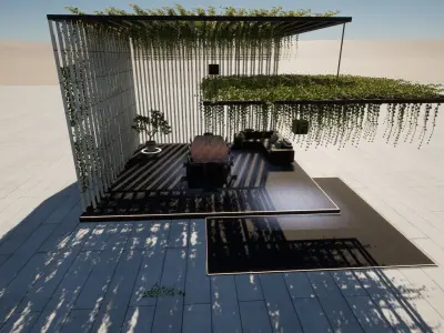 Pergola 3D model shop
