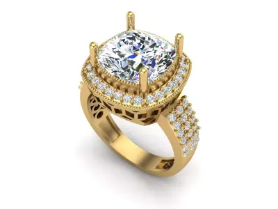 Jewelry ring 193 3D print model