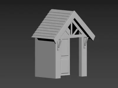 house entrance Free 3D model