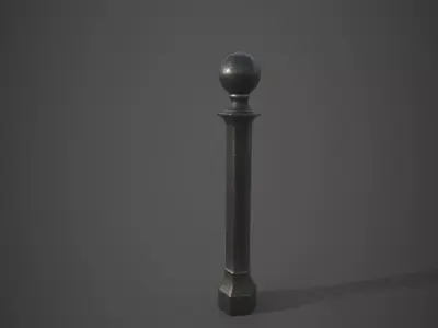 Street Props Pack  Low-poly 3D model