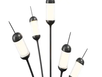Park  lights Reed 3D model