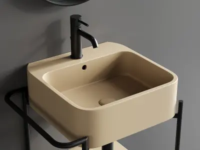 Axa Cosa Vanity Unit Set 1 3D model