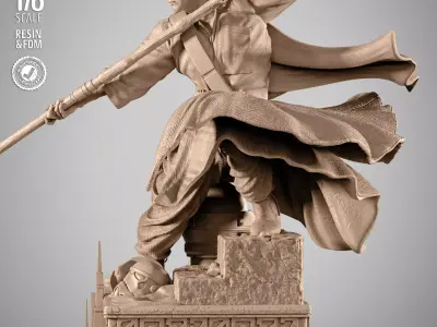 STAR WARS Chirrut Imwe Sculpture 3D print model