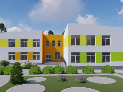 3d model of a kindergarten 3D model