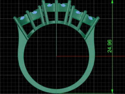 Jewelry ring 212 3D print model