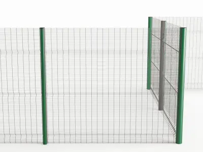 ClearVu Fence RailClone Preset 3D model