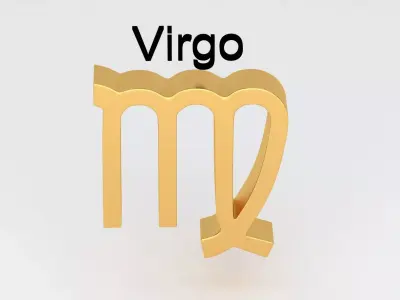 Astrological Sign virgo 3D model