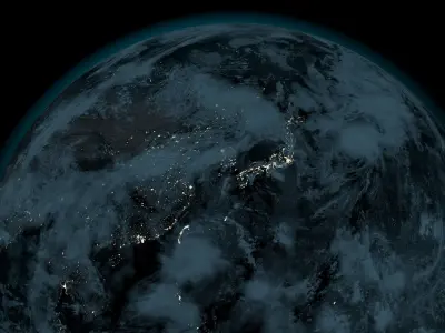 Earth - Realistic 8k 3D model