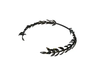 Laurel Wreath Head v1 008 Low-poly 3D model