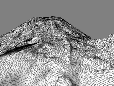 Mount Rainier 3d model 3D model