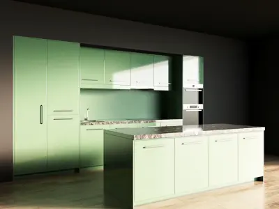 67-Kitchen7 glossy 6 3D model