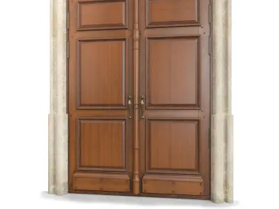 Entrance classic door 56 3D model