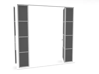loft door Low-poly 3D model