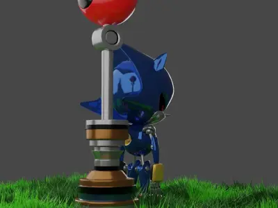 Metal Sonic 3D model