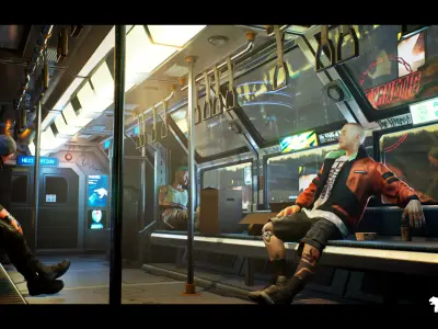 Cyberpunk Gigapack Low-poly 3D model