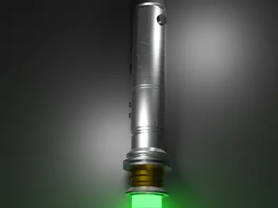 Asajj Ventress Padawan Lightsaber - 3D Print Model 3D print model