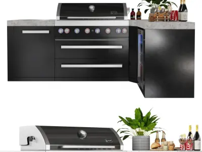 Mont Alpi BBQ 3D model