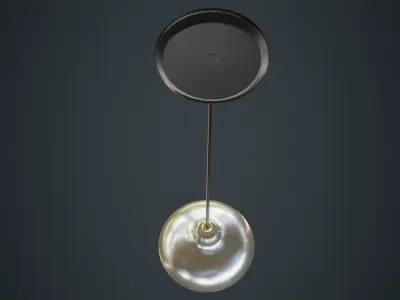 Hanging Lamp 6B Low-poly 3D model