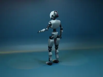 Rigged Robot 3D model purchase