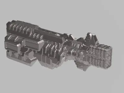FLEET CORE - 02 FED UNION CARRIER 3D print model