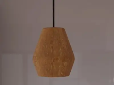 Pendant Light Bell Free low-poly 3D model