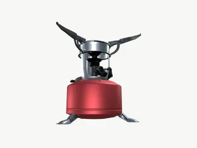 Military stove 3D model