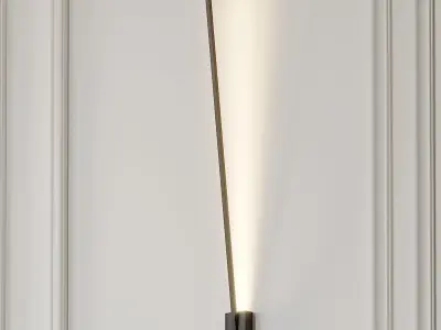 Lever LED Wall Sconce By Kuzco Lighting 3D model