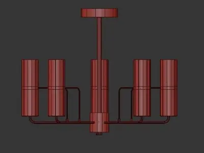NEVADA light chandelier 3D model