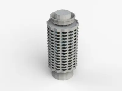 Kukuruznik Old Youth Palace of Yerevan 3D print model