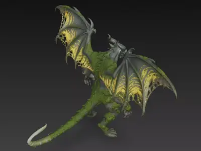 Swamp Corrupted Beast 3D model 3D model