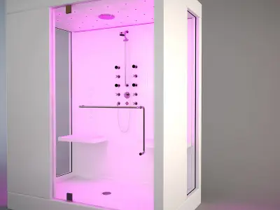 KOS Kosmic 2 hydromassage cabin 3D model