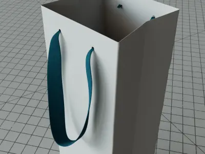 Gift Box Packaging 3D model