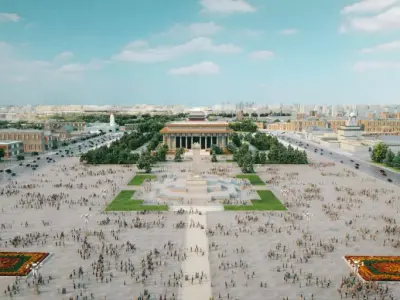 Tiananmen Square National Museum of China 3D model