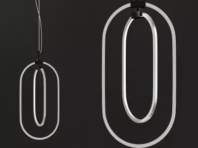 Merlin chandeleir 3d model Low-poly 3D model