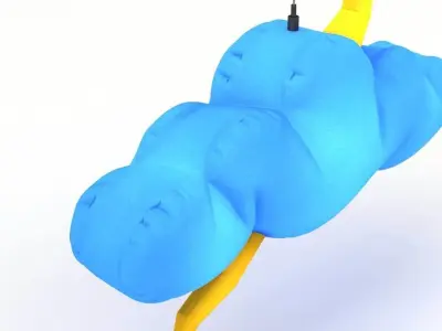 inflatable cloud 3D model