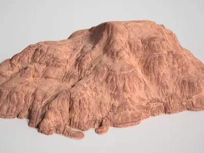 8 Modular Desert Canyons - 241103 Low-poly 3D model