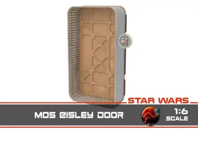 Mos Eisley door 1-6 scale Hottoys  3D print model