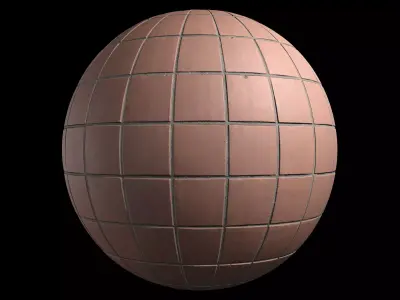  Reddish brown terracotta tiles Texture